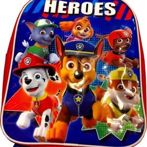 Paw Patrol Heroes Mini  12" Blue Boys Backpack